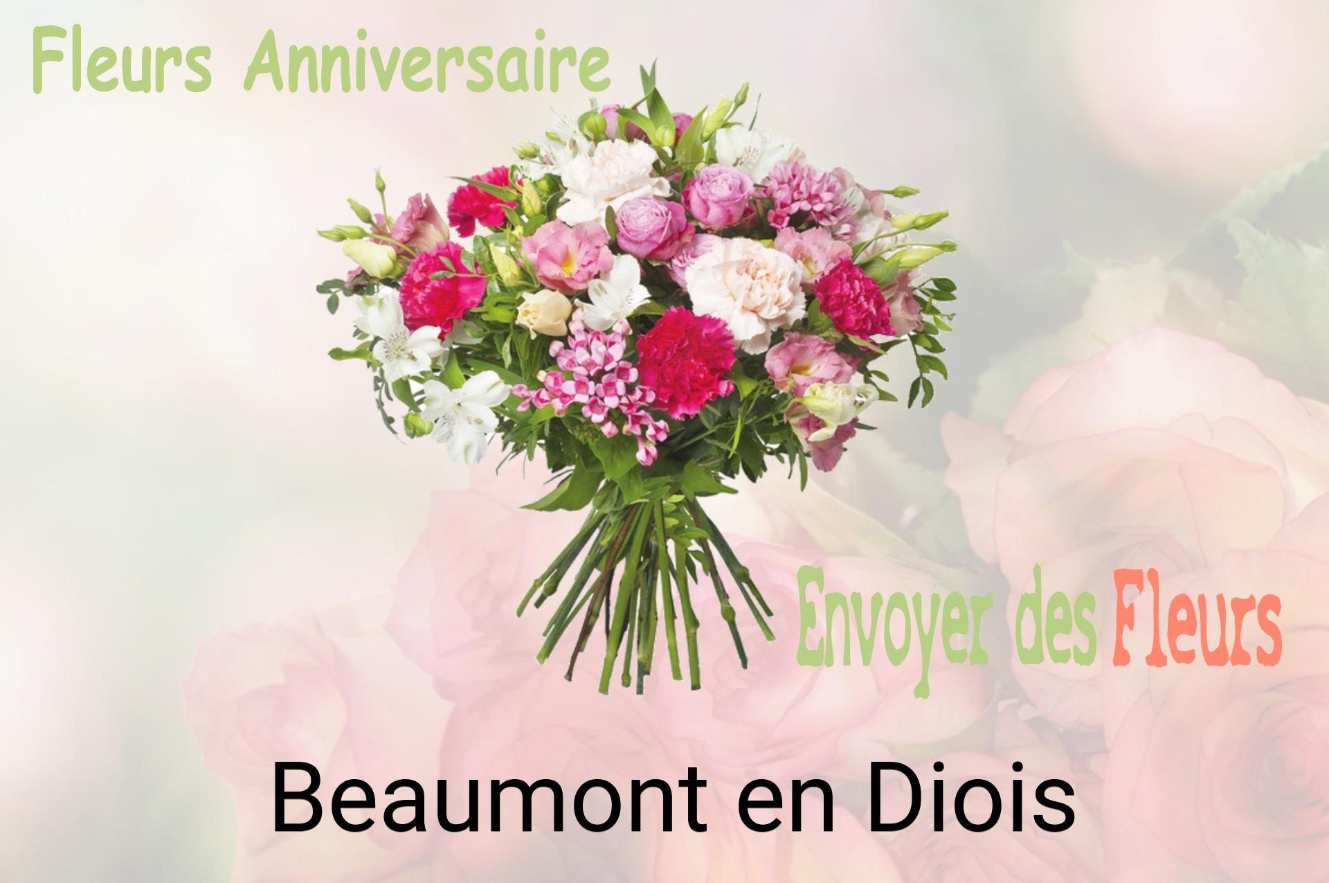 Bouquet de fleurs d’anniversaire livré à Beaumont-en-Diois